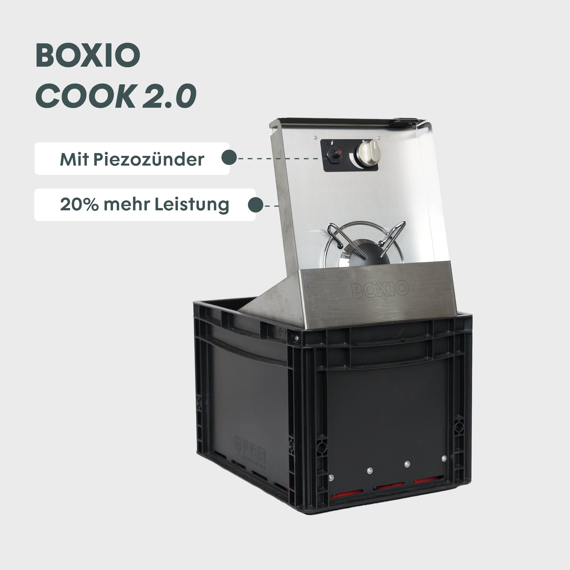 BOXIO COOK 2.0 | Camping Gaskocher