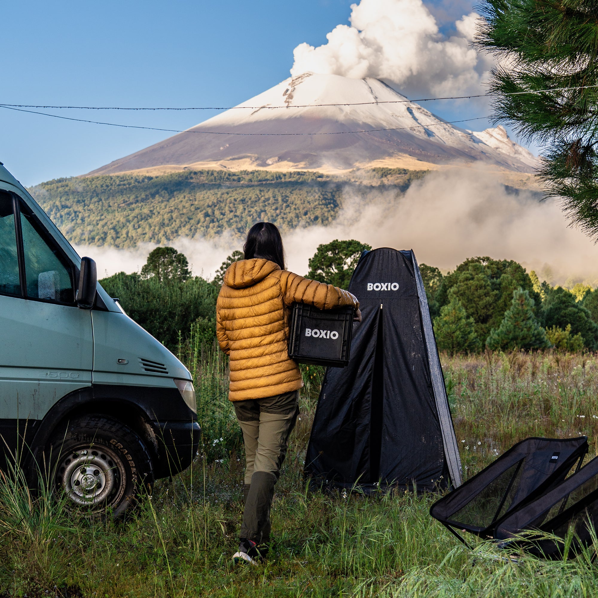 BOXIO SANITARY PLUS | Mobiles Badezimmer mit TENT