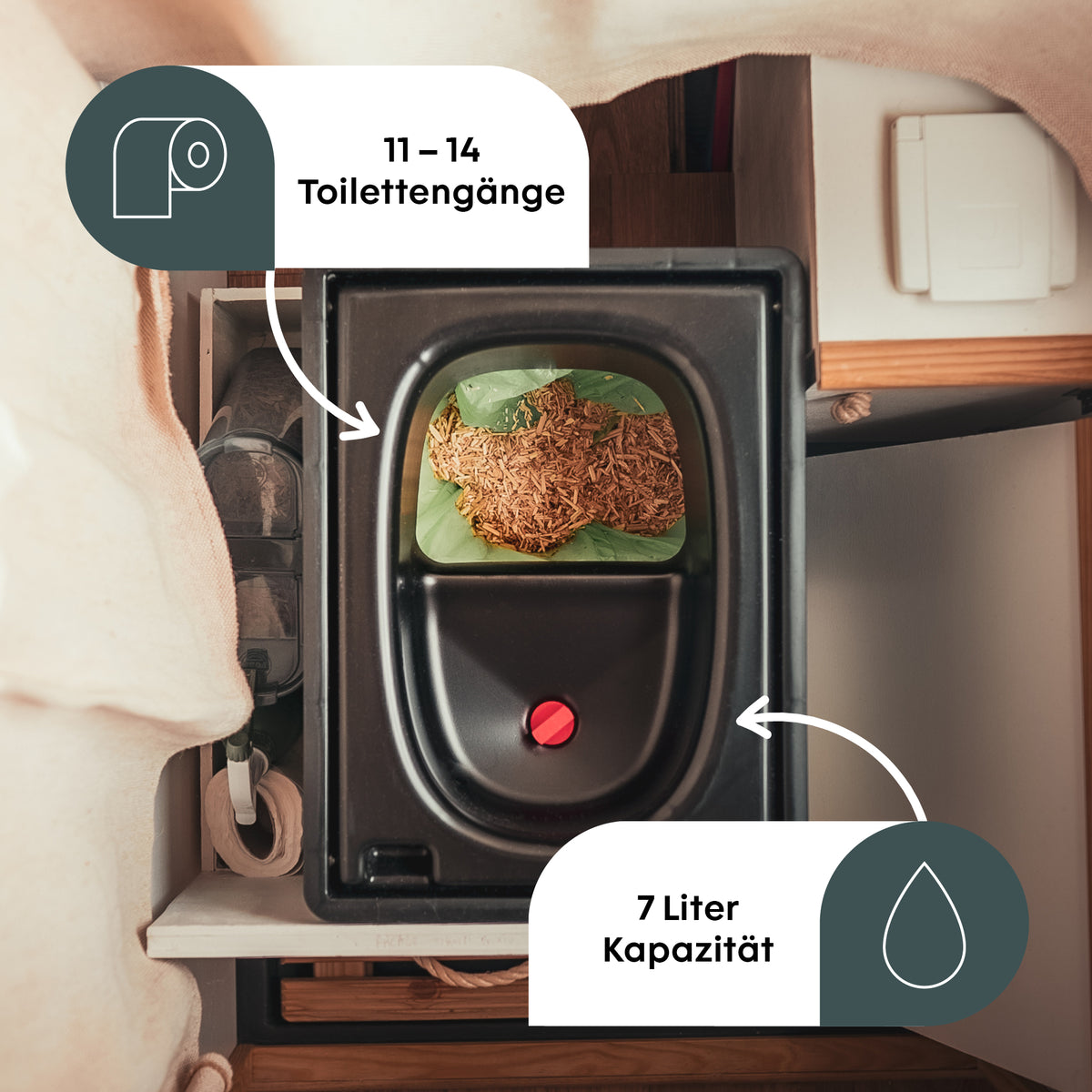 BOXIO TOILET XL | Trockentrenntoilette im Euroboxformat