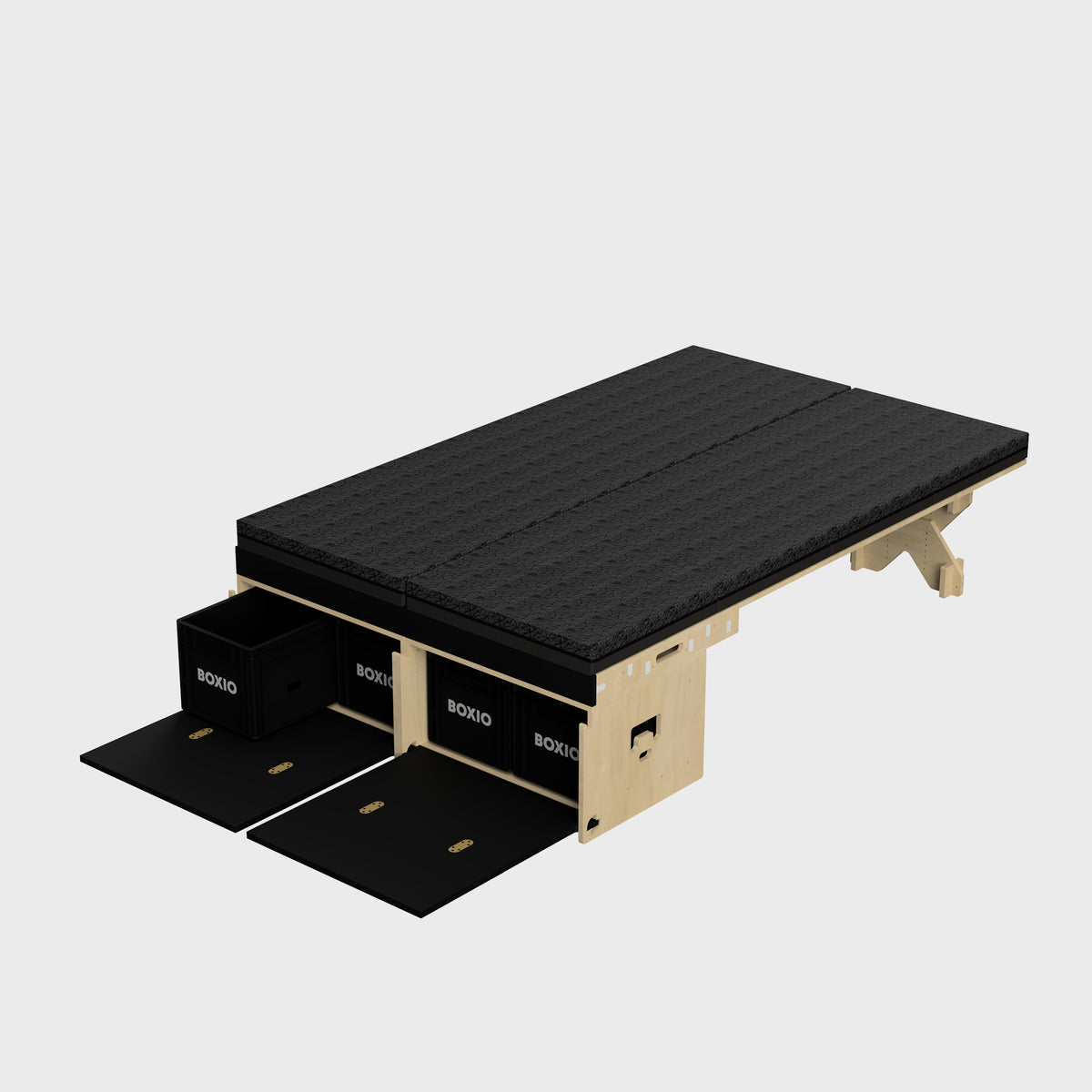 BOXIO RUGKAST + BED BUNDLE XL I Modulaire kampeerbox