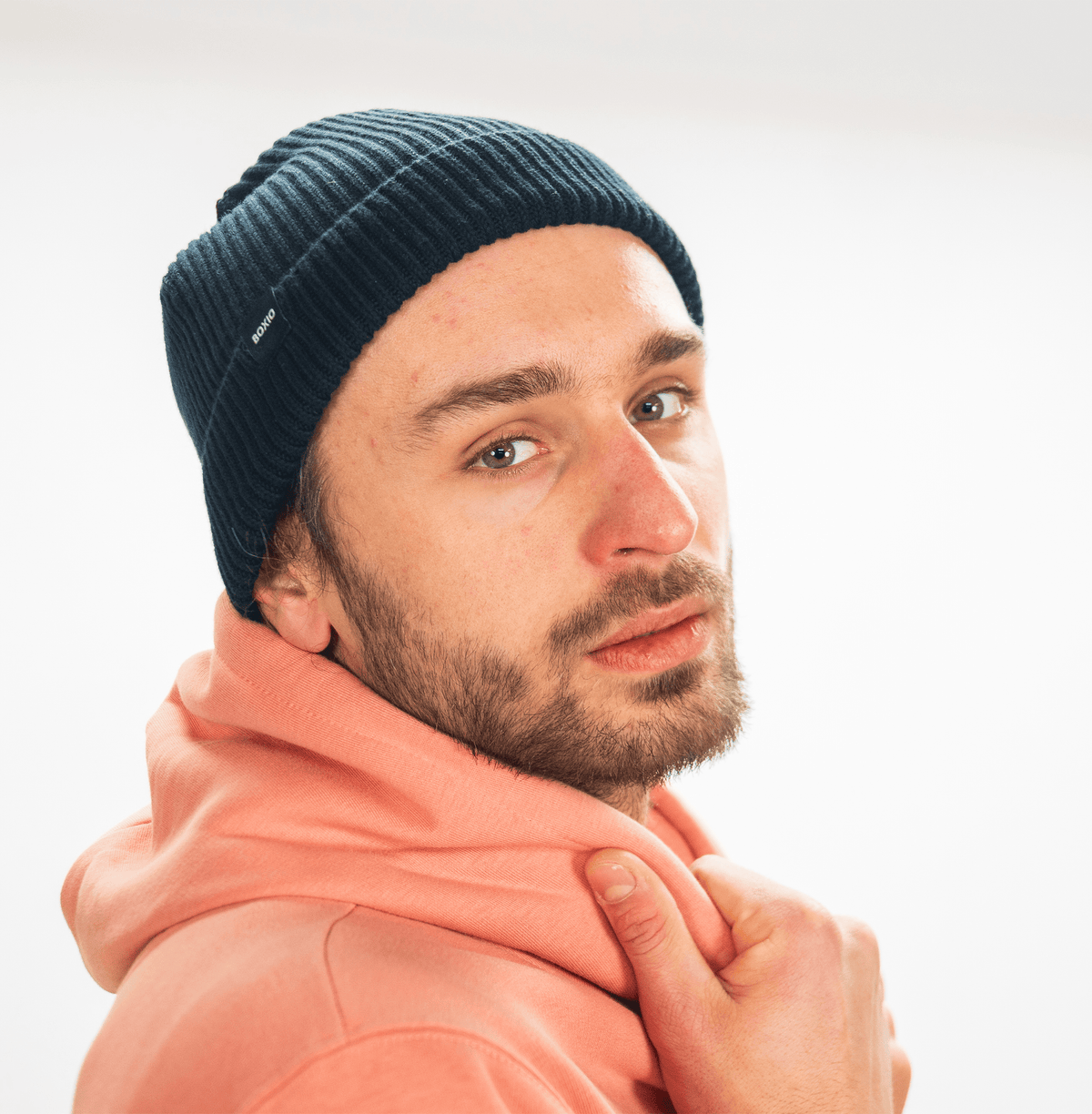 Beanie blau