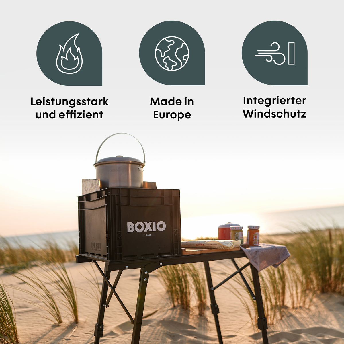 BOXIO COOK 2.0 | Camping Gaskocher