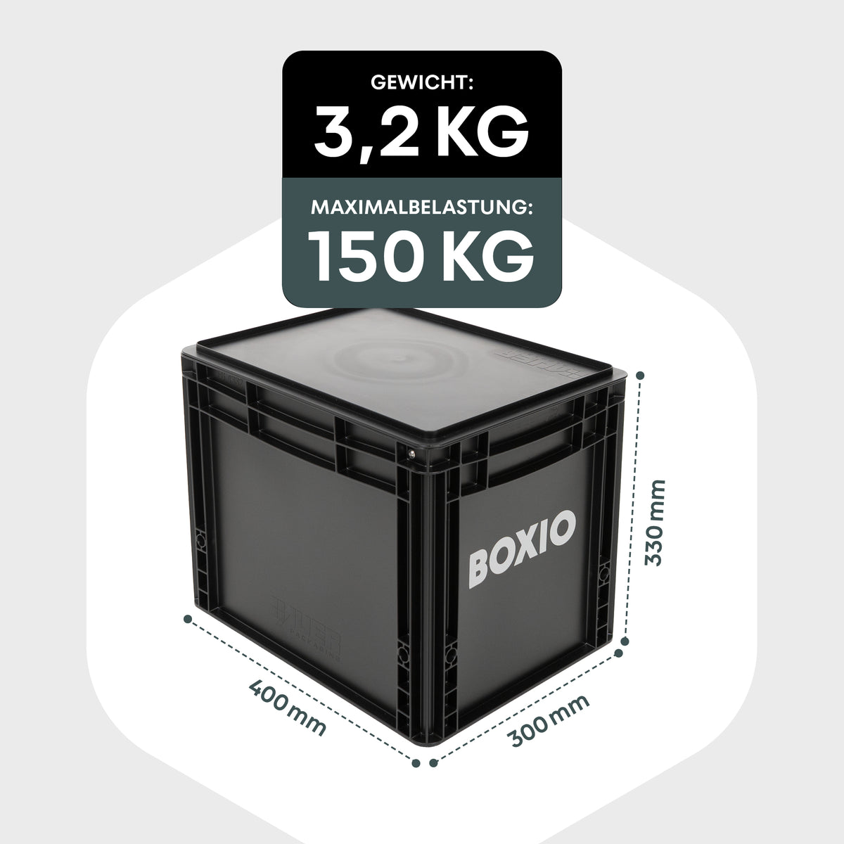 BOXIO TOILET XL Max+ I Trenntoilette Komplettset