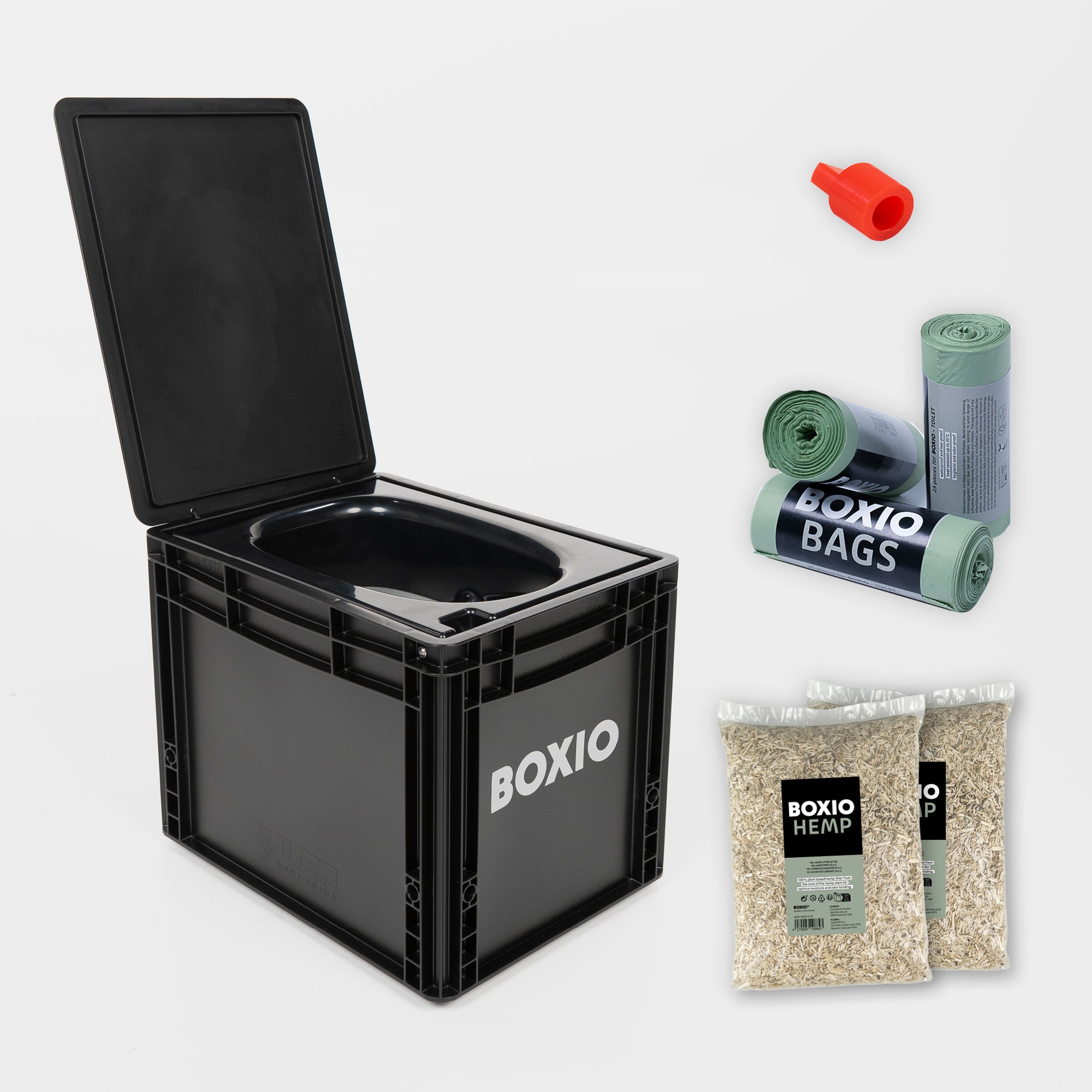 BOXIO TOILET XL PLUS | Trockentrenntoilette mit Starter-Set