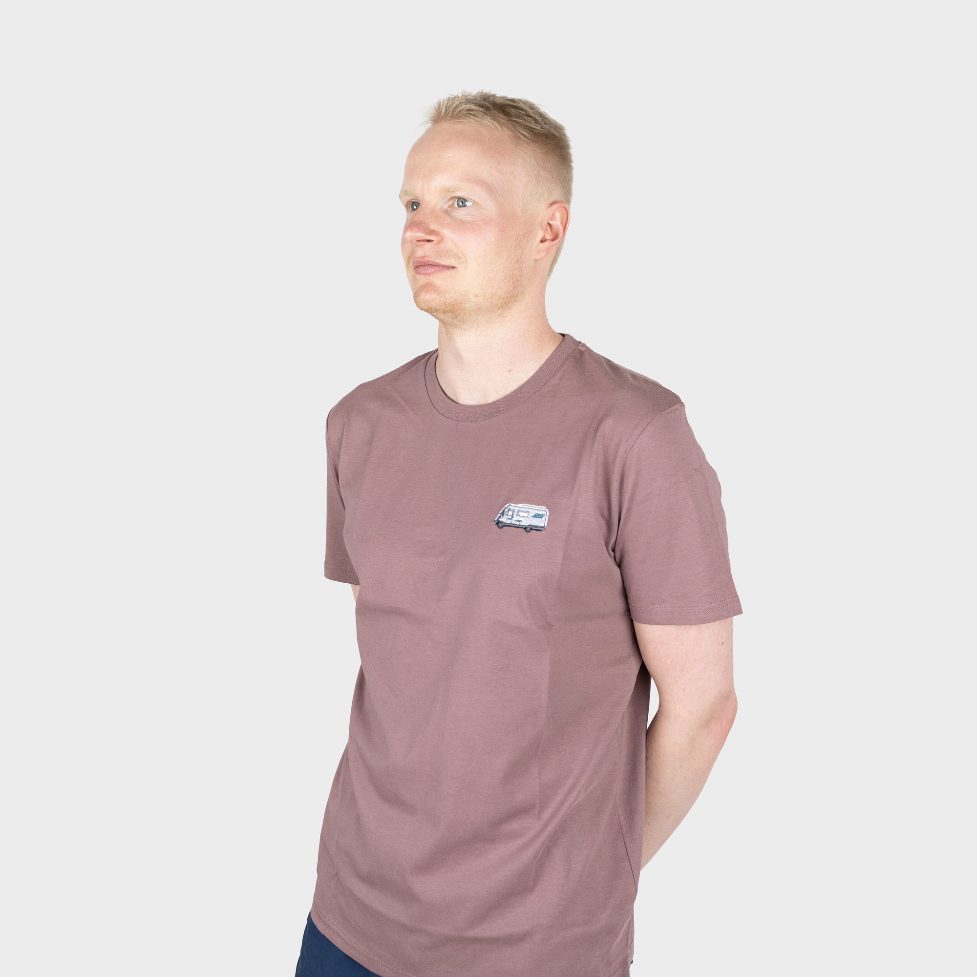 T-shirt dunkel rot 