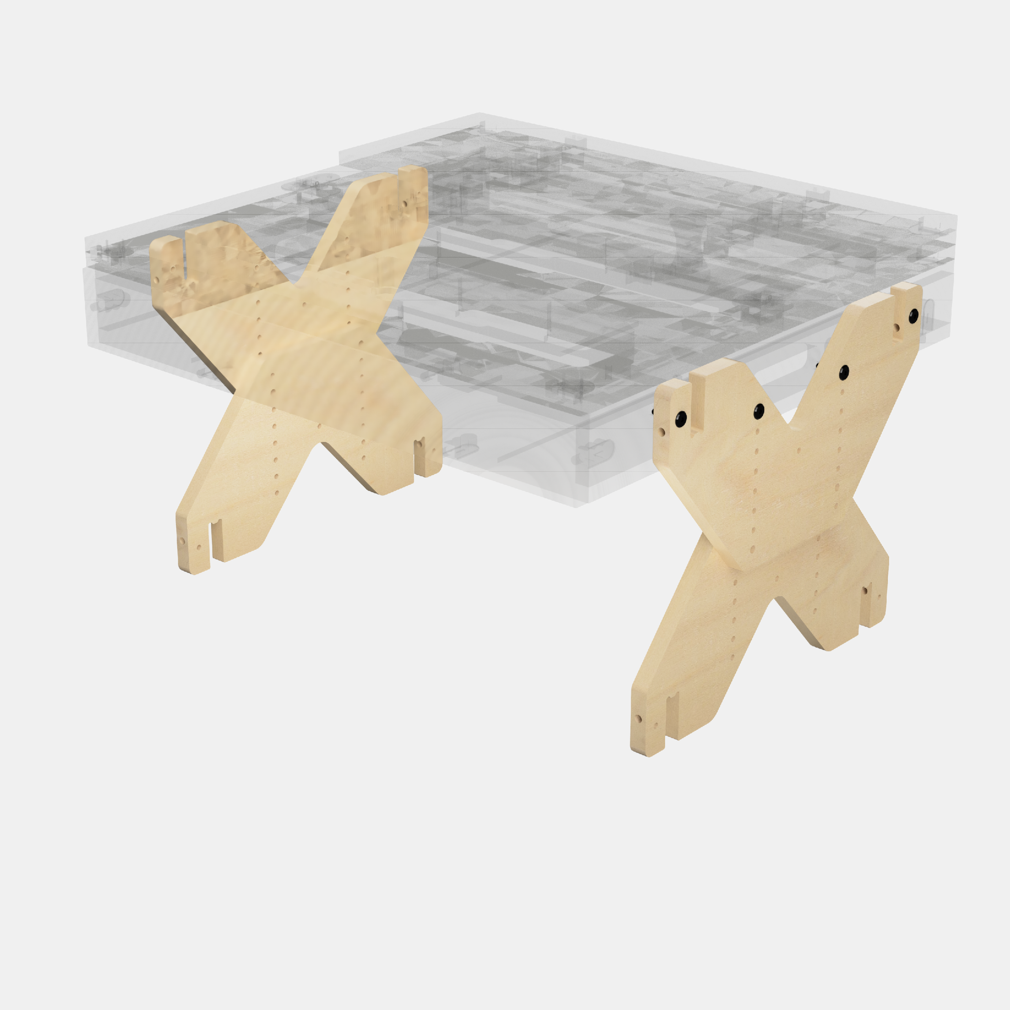 BOXIO RACK FEET I Pied réglable en hauteur